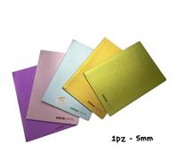 Quaderno Quadretti 5mm 100Gr Tinta Unita Excellent copertina monocolore glitter