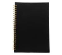 Quaderno Registro Contabile Nero con Copertina Pp e Carta