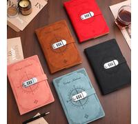 Quaderno Retro Con Password A5 Di 200 Pagine 2023 Con Blocco Per Diario, Rilegatore Con Copertura Rigida, Blocco Creativo Per Note Manoscritte Per Studenti E Cancelleria Tagli UnicaCarta tessile