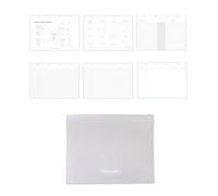 Quaderno ricaricabile in pelle per appunti, pianificazione della mappa mentale, pianificazione giornaliera, impermeabile