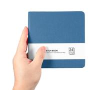 Quaderno schizzi 5.5x5.5\" per acquarello, tascabile blu