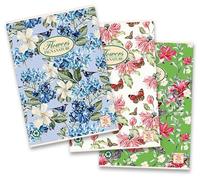 Quaderno scolastico A4 Flowers, a quadretti, 40 fogli