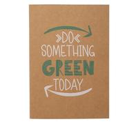 Quaderno scolastico econovo A5 / carta riciclata al 100% / 70 g/m², 32 fogli / 1 pezzo marrone/Quaderno con copertina Kraft con 32 fogli, quaderno per ufficio e scuola/diario blocco note blocco no