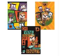 Quaderno scuola A4 100gr LYON GAMER 5M - quadretti da 5 mm