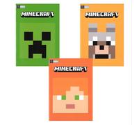 Quaderno scuola A4 100gr MINECRAFT PIXEL Q - quadretti da 5 mm con margine