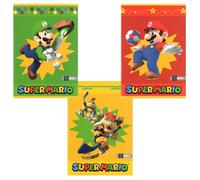 Quaderno scuola A4 100gr SUPER MARIO 10M - quadretti da 10 mm