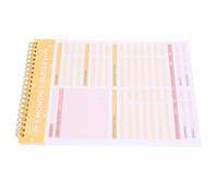 Quaderno Settimanale Budget e Menù, Carta Rosa per Casa e Annotazioni | Pianificazione Pasti, Note e Ordine Domestico, per Studenti e Famiglie, Formato Pratico per Uso Quotidiano