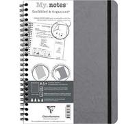 Quaderno spiralato Age Bag, My.Notes 16x21 marg.stacc. 60F DOT Grigio