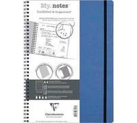 Clairefontaine Quaderno a spirale My.Notes Age Bag – A4 21x29,7 cm, 120 pagine staccabili DOT, Blu