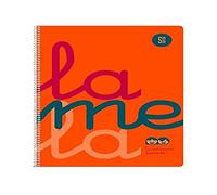 Quaderno spirale Fluor Lamela Fº 80 fogli 90 gr. cuadrovía 5 mm arancione