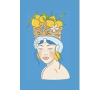 Quaderno/Taccuino Siciliano Limoni - Nix Illustration A5 puntinato - Elegante finitura opaca & Citazione: Per non passare inosservati e portare sempre con sé un po' di Sicilia!