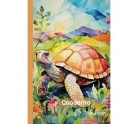 Quaderno tartaruga: Taccuino per gli amanti delle tartarughe - 100 pagine - Regalo ideale per bambini, ragazzi o adulti, formato A5