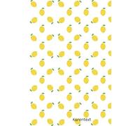 Quaderno tascabile per il controllo delle spese: Formato tascabile (circa 10.16cm x 15.24 cm) - copertina con limoni su sfondo bianco