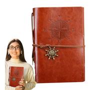 Quaderno vintage, taccuino vintage - diario dei pirati diario personale | Diario retrò scrittura materiale scolastico cancelleria per uomini donne adolescenti, aula must haves
