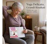 Quaderno Yoga su Sedia, Programma 30 Giorni per Anziani e Dimagrimento