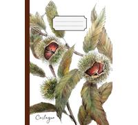 Quadernone a Fogli Bianchi: quaderno senza righe per schizzi, disegni e scrittura | sketchbook/notebook | Formato A4 (21,0 x 29,7 cm) 120 pagine | Natura - Alberi - Castagno