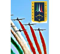 Quadernone a quadretti 5 mm adatto per la classe 5^ della scuola primaria maxi formato A4 da 100 pagine copertina frecce tricolori: ideale per la scuola, appunti, disegno e tanto altro