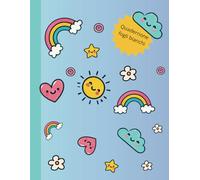 QUADERNONE FOGLI BIANCHI: quaderno senza righe per disegnare, scrivere e dipingere/ Formato A4, 120 pagine/ Disegni kawaii