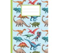 Quadernone Quadretti 1 cm. Senza Margine: Quaderno Stampa Dinosauri per Bambini di Prima Elementare, Matematica, Aritmetica, Appunti/Taccuino Grande Misura A4
