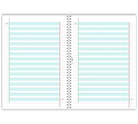 Quadernone spiralato didattico per la dislessia e disgrafia - 50 fogli 100 pagine da 100 Gr
