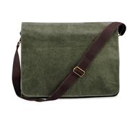 Quadra - Borsa Messenger Vintage in Tela - 14 Litri (BC764)