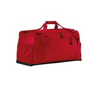 Quadra - Borsone da palestra, borsa da viaggio, borsa sportiva, borsa da yoga, 100% poliestere riciclato, Rosso puro., Borsone multi-sport