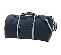 Quadra - Borsone in Canvas Effetto Vintage 45 Litri (Taglia unica) (Blu Oxford Vintage)