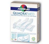 Master-Aid® Quadra Med® Cerotti In Morbido Tessuto Non Tessuto Tampone Con Disinfettante 40 Strip Assortiti