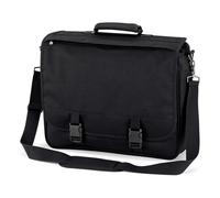 Quadra QD65 Borsa Cartella Portadocumenti In Tessuto 17 In Grigio/Nero/Blu