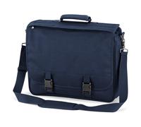 Quadra QD65 Borsa Cartella Portadocumenti In Tessuto 17 In Grigio/Nero/Blu