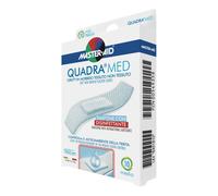Master-Aid® Quadra Med® Cerotti In Morbido Tessuto Non Tessuto Tampone Con Disinfettante 10 Strip Medio