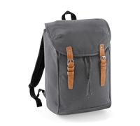 Quadra Unisex Vintage zaino in cotone tela Zaino (QD615) - Borsa da viaggio