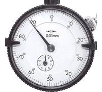 Quadrante 0,01 mm x 10 mm, 0-100, parte posteriore della linguetta, serie 2, stelo da 8 mm