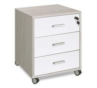 CASSETTIERA 3 CASSETTI CM.50X41X70H OLMO/BIANCO