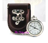 Quadrante Aperto Unisex da Taschino Orologio con Vegana Cintura Pelle Marsupio