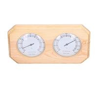 Quadrante con Puntatore Termoigrometro Accurato per Decorazioni per la Casa, Sauna, Palestra, Display 'umidità della Temperatura Ad Alta Precisione, Design in Legno, Saune dei