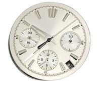 Quadrante for orologio VK63 da 29,5 mm, blu ghiaccio, luminoso BGW9 for for al quarzo, accessori, piedino for quadrante, chiodo 3.0 adatto for parti for Seiko