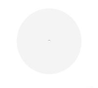 Quadrante in legno vuoto, spessore 5 mm, parte di ricambio per orologi da parete, disco rotondo bianco non verniciato con pellicola protettiva, disponibile in misure da 20 a 25 cm, per decorazioni