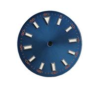 Quadrante luminoso blu-verde da 1 pezzo 28,5 mm for NH35 M8215 E2824 | Quadrante dell'orologio sterile a strato singolo compatibile con il movimento automatico NH35 M8215 E2824