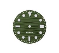 Quadrante Ondulato Da 28,5 Mm For Movimento NH35 YM Index BGW9 C3 Lume