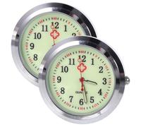 Quadrante Orologio da Tasca al Quarzo 2 Pezzi in Vetro | Ricambio per DIY Manuale, Design Creativo e Sobrio, Confezione Pratica da 2 Pezzi