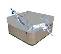 Quadrata Copertura Vasca Idromassaggio,Impermeabile Copertura Piscina Fuori Terra per Esterna,Copertura per Vasca da Bagno Piscina,Telo Copri Quadrato per Spa Giardino (Size:200x150x20cm,Color:Grigio)
