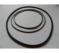 Quadrata Rotondo Set Cinghie Per per Grundig TK 147 + Testa IN Feltro 020020