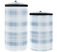 Quadrati Bianco Scarpa Lavaggio Bag Sneaker Lavatrice Bag 2pcs Lavanderia Scarpe Borsa Per Lavatrice Sacchetto di Pulizia Della Scarpa Per La Lavatrice, Quadrati Bianchi, 1 size, moderno