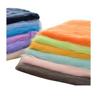 Quadrati di Tessuto di Finta Pelliccia Pelliccia Sintetica a Pelo Lungo 5cm Tessuto Pelo Peluche Morbido e Soffice per Fondali Fotografici Costumi Decorazioni 50x50cm 49 Colori(Color:Light purple1)