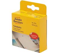 Avery Italia 3516, Biadesivo per fotografia- 12x12mm, dispenser da 400 adesivi