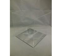 Quadrato Acrilico Display Presentazione Scatola 5 Lati Cubo Con Colore perspex