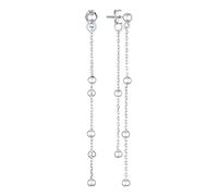 Quadrato Catena Pendente Zircone Piercing Orecchini per Le Donne Gioielli Di Nozze Pendientes Plata, LYLSSSDH, di E8