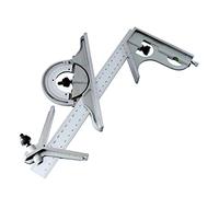 Quadrato combinato 0-180 gradi 300mm/12quot;Goniometro con righello ad angolo regolabile con strumenti for carpentiere a bolla