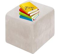 Quadrato Copri Pouf Elasticizzato 40x40/45x45/50x50cm Velluto Fodera Poggiapiedi Copri Ottomano Cover Sgabello Copertura Protettiva Elasticizzat per Ottomana Contenitore ( Color : #25 , Size : 20x20in